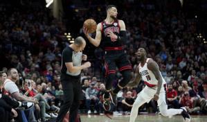 Bulls superan a Trail Blazers con 33 puntos de Lavine