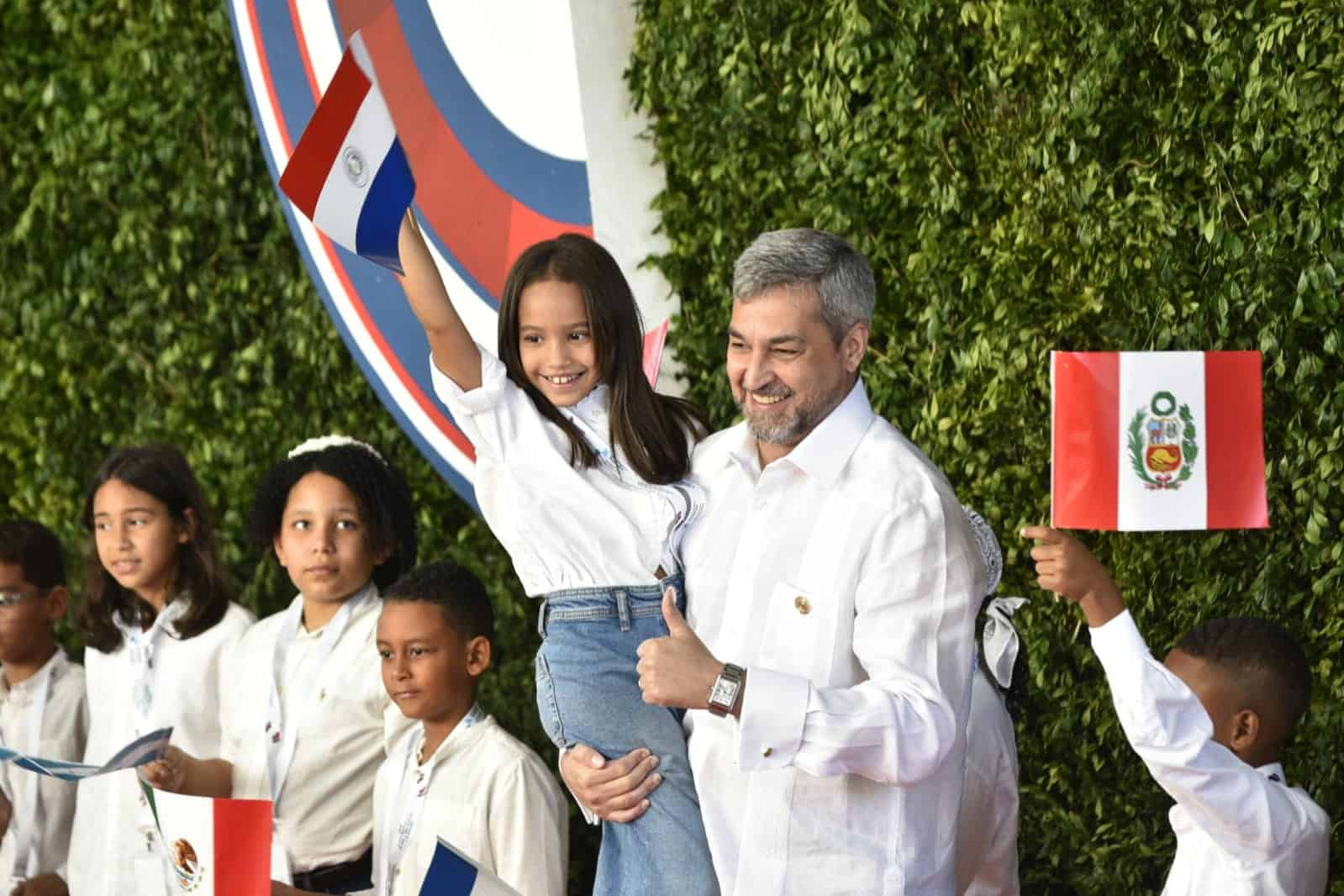 Mario Abdo, presidente de Paraguay, en la XXVIII de la Cumbre Iberoamericana. 