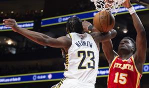 Collins lidera a Hawks en victoria ante Pacers