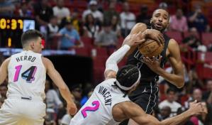 Nets humillan al Heat y recuperan 6ta plaza en el Este