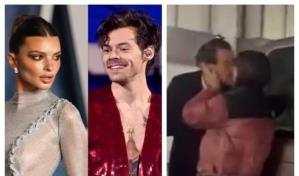 Video| El apasionado beso en plena calle que confirmar&iacute;a el romance de Harry Styles y Emily Ratajkowski