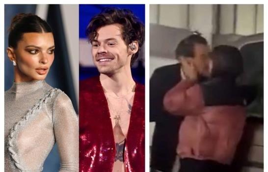 Video| El apasionado beso en plena calle que confirmaría el romance de Harry Styles y Emily Ratajkowski