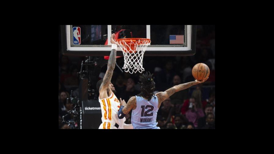 Grizzlies resisten y vencen a Hawks, con 27 puntos de Ja Morant
