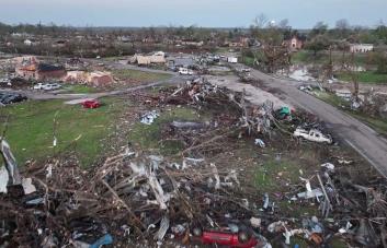 El sur y sureste de EEUU, en alerta máxima por fuertes tormentas y tornados