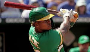 Cristian Pache: fuera del equipo grande de los Atl&eacute;ticos de Oakland