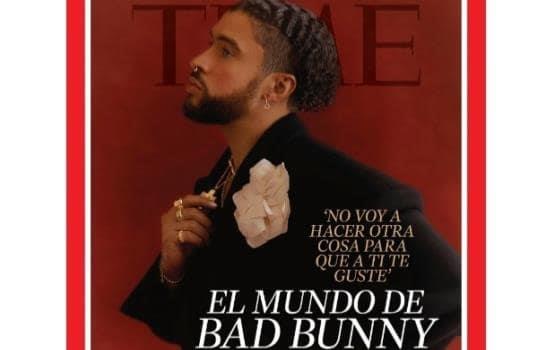 Bad Bunny hace historia al protagonizar la primera portada en español de la revista Time