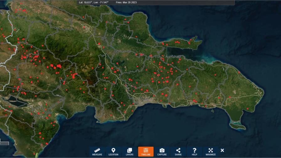 Continúan incendios forestales en RD; Medio Ambiente afirma que persigue a responsables