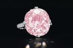 A subasta en Nueva York un raro diamante rosa estimado en USD 35 millones