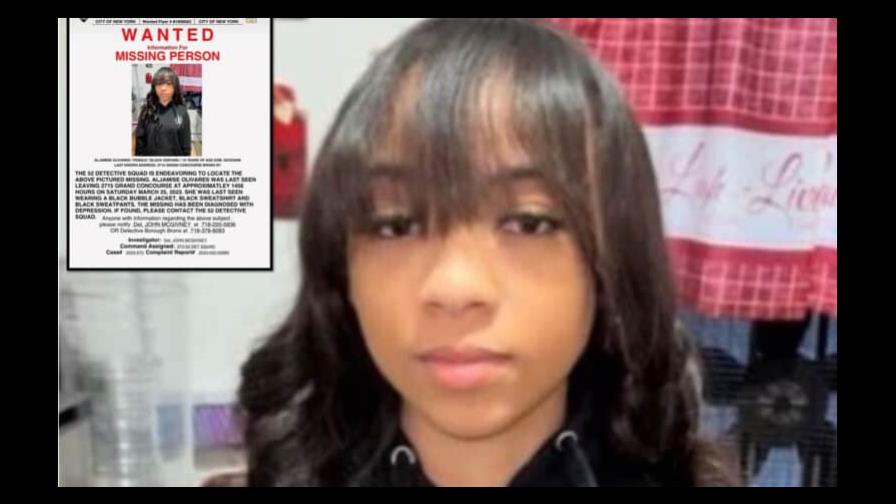 Intensifican búsqueda de adolescente de origen dominicano desaparecida en El Bronx Intensifican búsqueda de adolescente de origen dominicano desaparecida en El Bronx