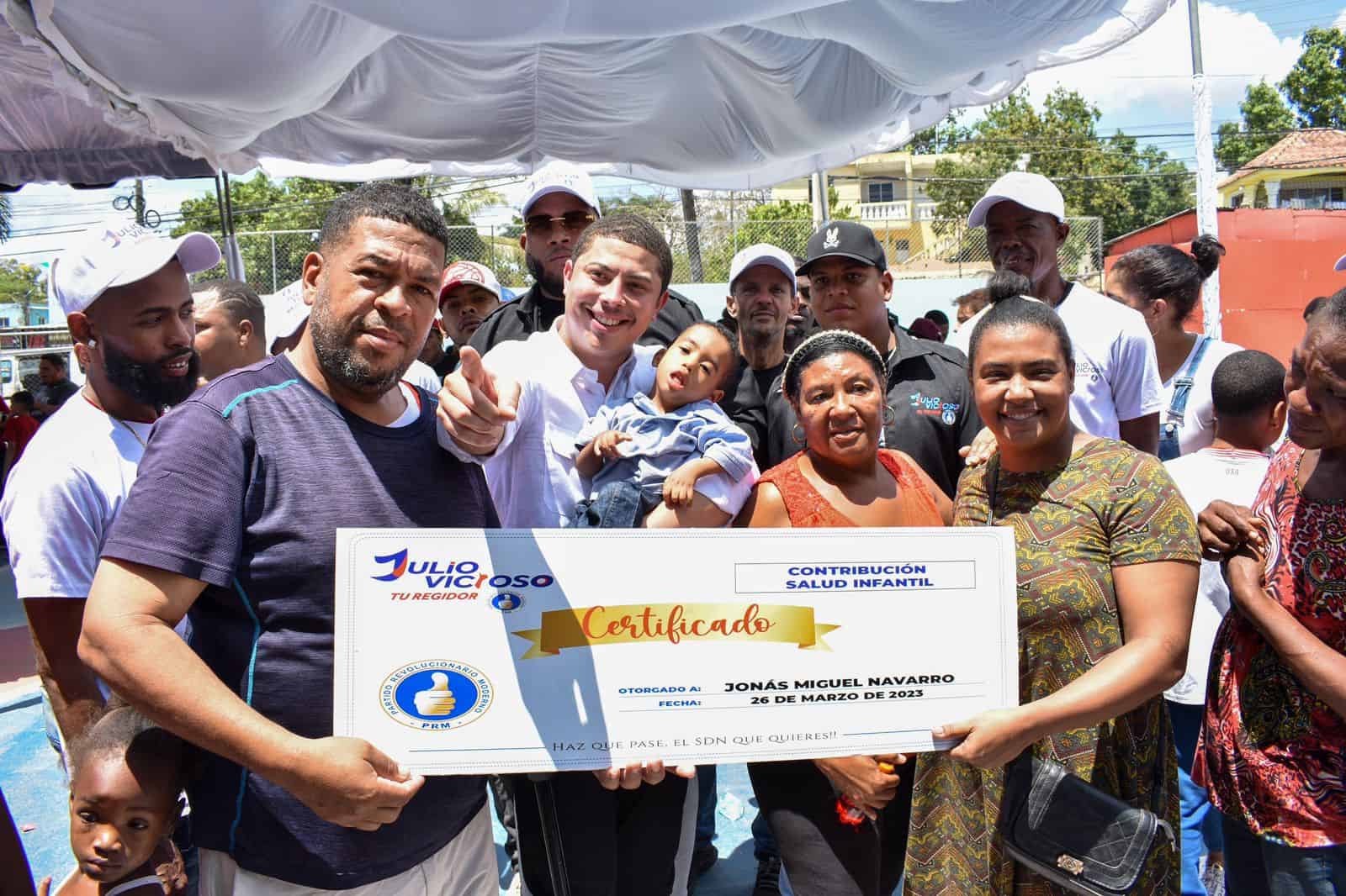 Entrega de ayudas.