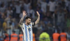 Messi en llamas: hat-trick y nueva marca con Argentina