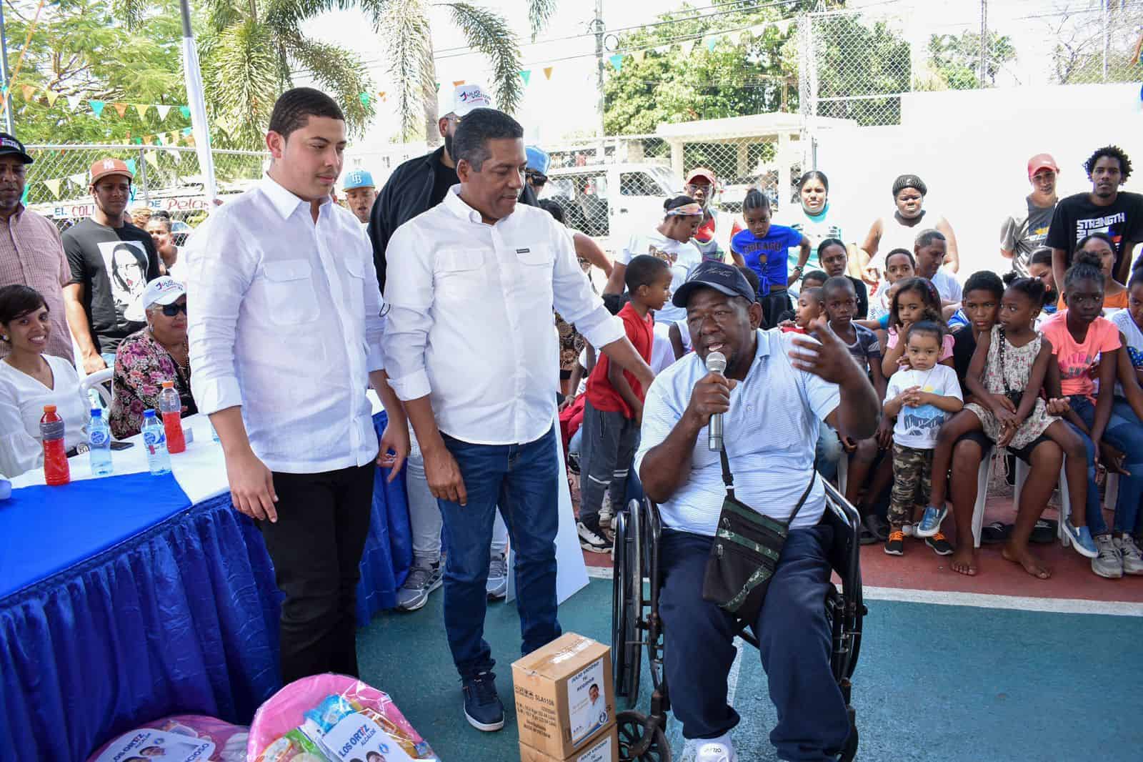 Entrega de ayudas.