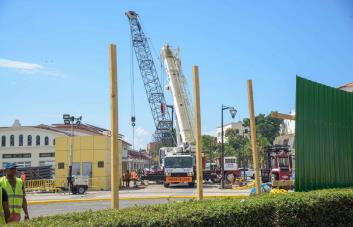 Comienzan intervención en el entorno del Puerto Don Diego con la seguridad perimetral