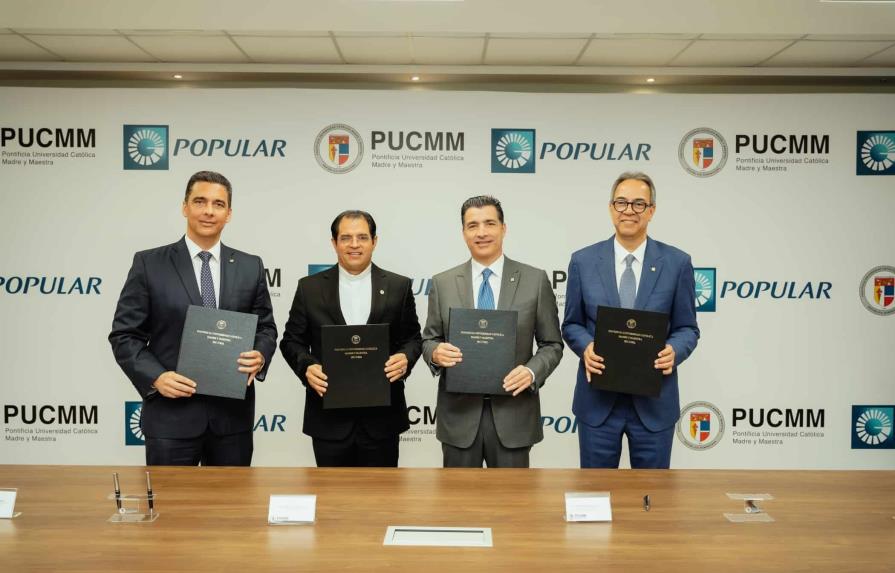 Banco Popular y la Pucmm colaborarán para promover el emprendimiento