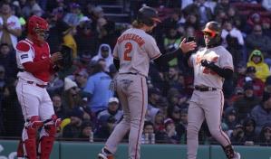 Con 5 hits de Rutschman, Orioles amargan inicio en Boston