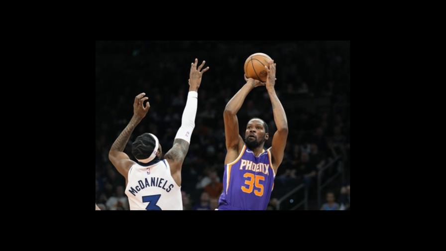 Kevin Durant debuta en casa y Suns vencen a Wolves, con regreso de Towns Kevin Durant debuta en casa y Suns vencen a Wolves, con regreso de Towns