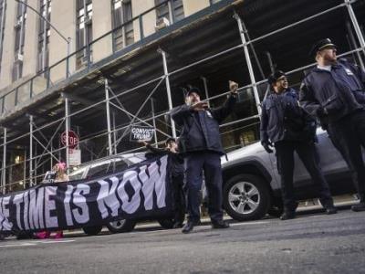 Movilizan policía de NY tras imputación a Donald Trump