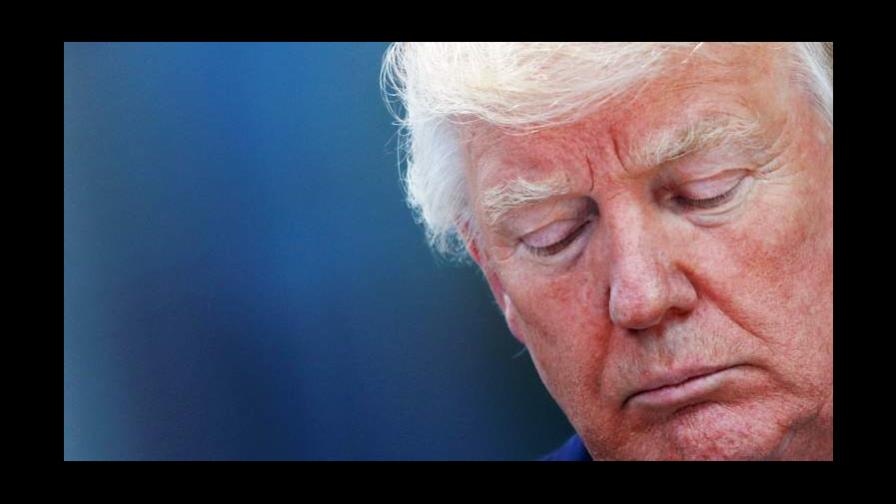 Los seguidores de Trump, invisibles tras pasar más de 12 horas de imputación