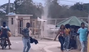 Se forma pequeño torbellino en penal La Victoria y causa sensación en las redes