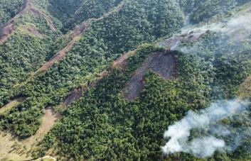 Medio Ambiente dice tiene controlados la mayoría de incendios forestales afectan el país