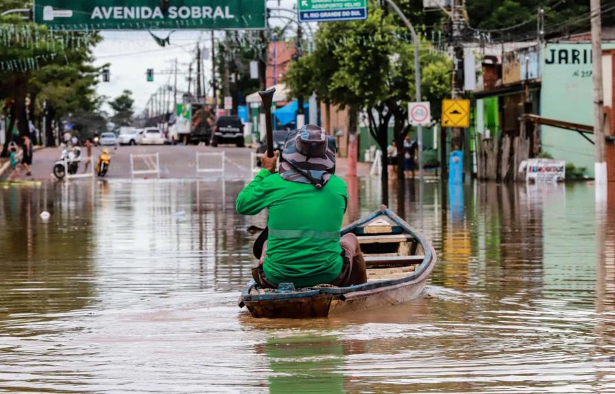 Más de 21,000 desplazados por las intensas lluvias en el oeste de Brasil