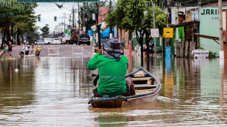 Más de 21,000 desplazados por las intensas lluvias en el oeste de Brasil