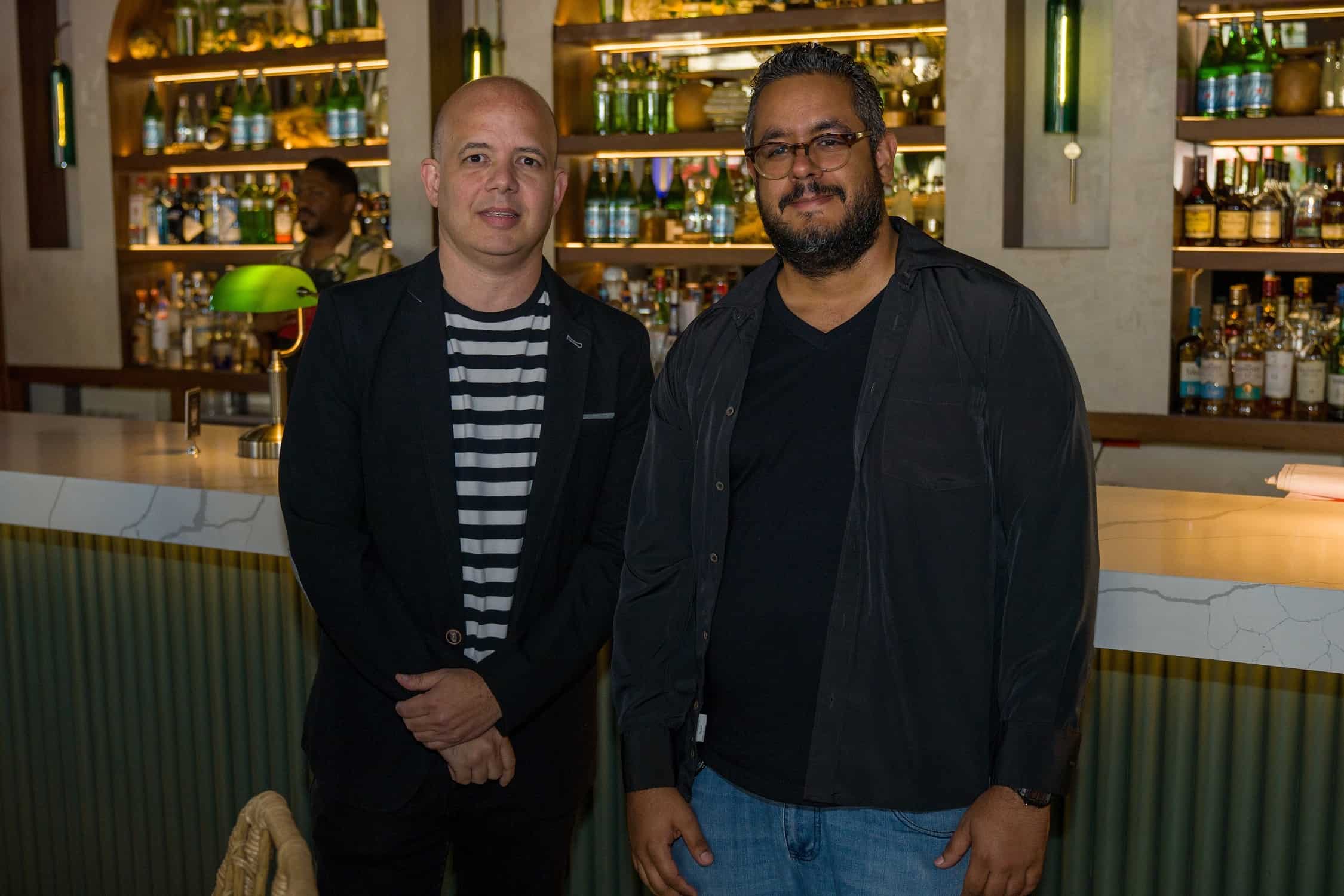 Ángel Rosario y Claudio Mena.