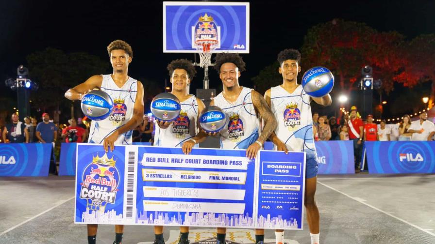Equipo Los Tigueritos gana el torneo de baloncesto 3x3