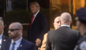 Trump ya está en Florida y se alista para su declaración de prensa en Mar-a-Lago