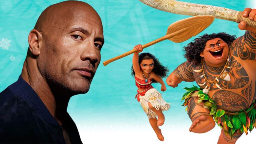 Dwayne Johnson producirá la versión humana de la película Moana