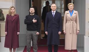 Zelenski visita Polonia en señal de agradecimiento