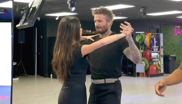 Video | David y Victoria Beckham en lecciones de salsa, ¡y no lo hacen nada mal!