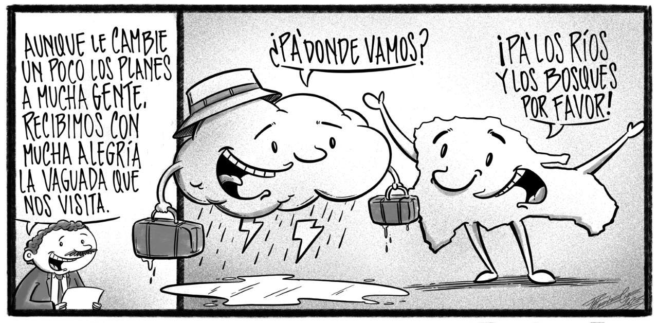 Caricatura de Noticiero Poteleche 6 abril 2023