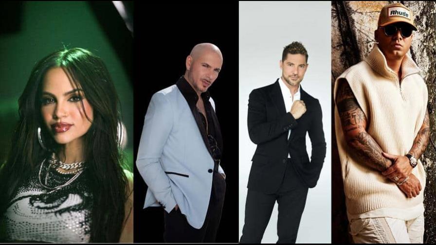 Natti Natasha, Pitbull, Wisin y David Bisbal actuarán en los Latin AMAs