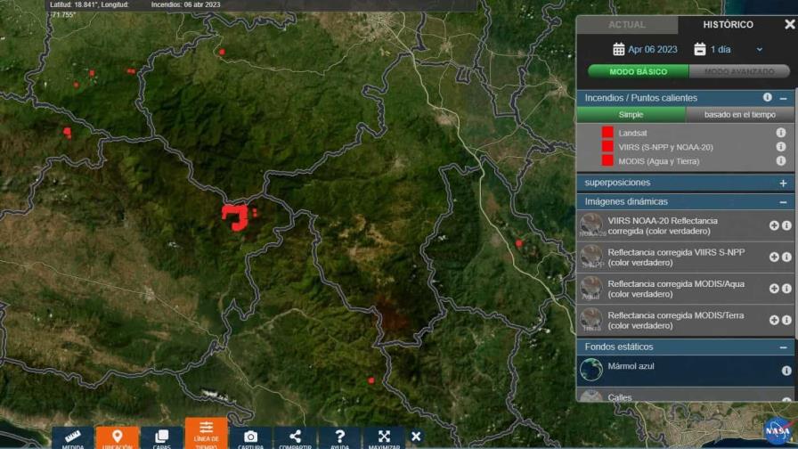 COE ordena clausura y evacuación de dos parques nacionales por incendios forestales