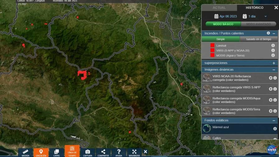 Se extiende incendio forestal en Parque Nacional José del Carmen Ramírez, en San Juan