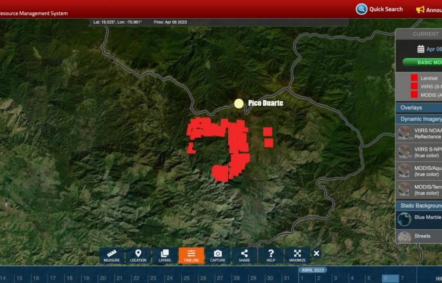 Medio Ambiente habilita personal en Pico Duarte ante incendios forestales