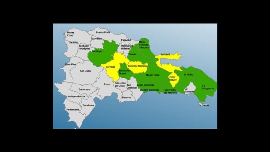 COE mantiene alerta meteorológica para 14 provincias