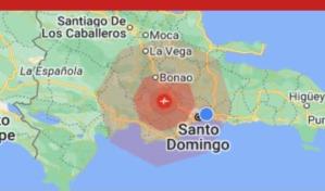Se registra temblor en República Dominicana; informe preliminar dice fue de magnitud 4.5