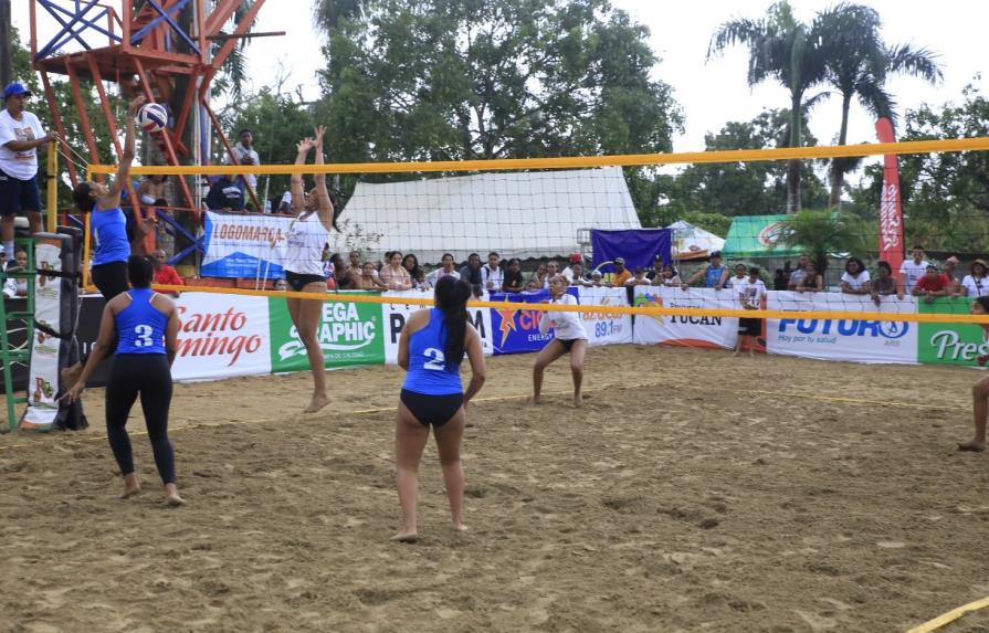 Definidas las finales en voleibol playero de Hato Mayor