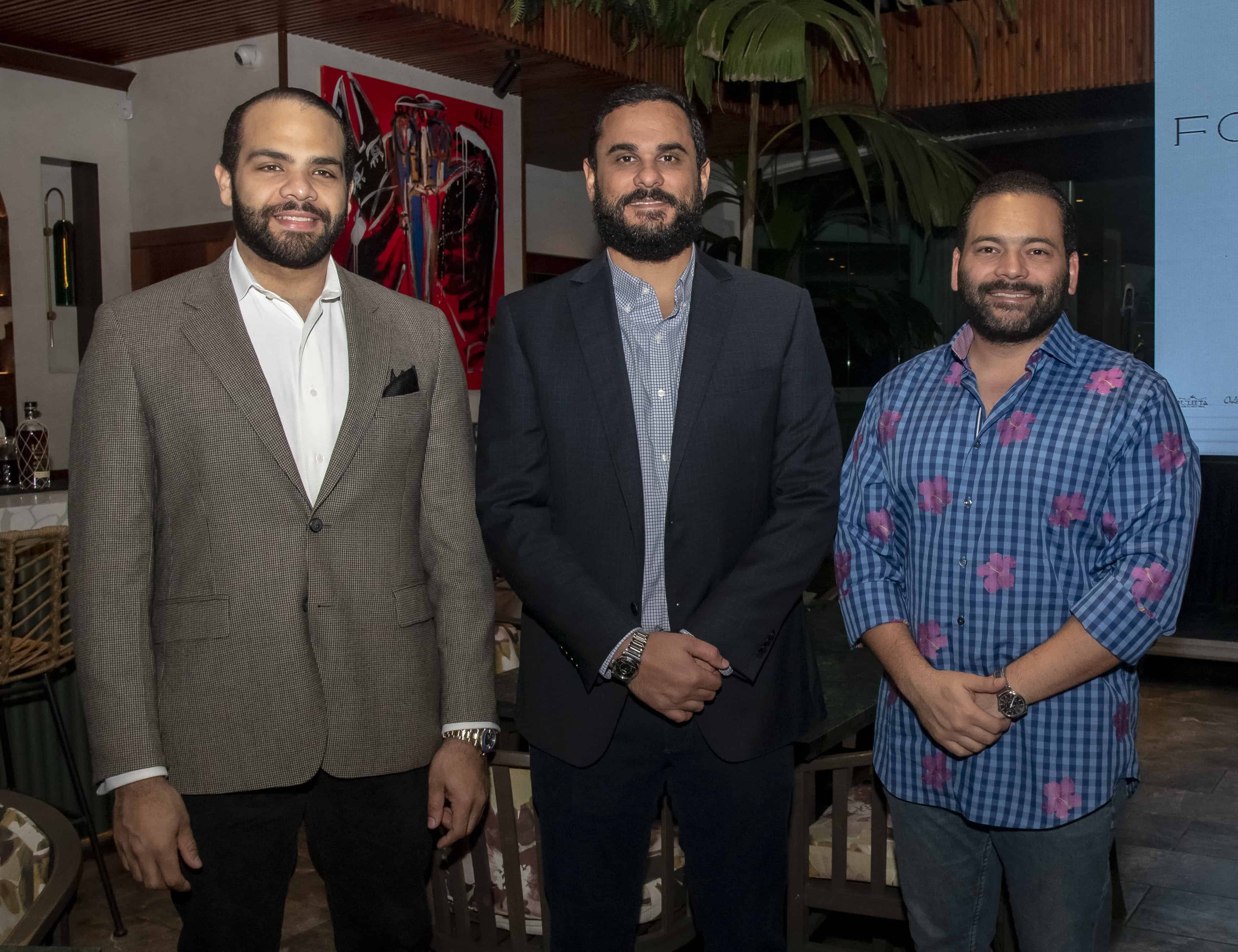 Juan Guerrro, Jean González y Alan Mejía.