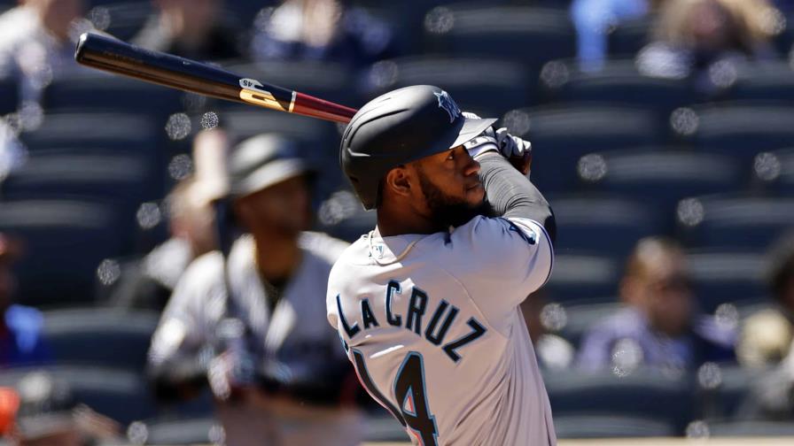 Dominicano de la Cruz se luce al bate en victoria de Marlins sobre Mets