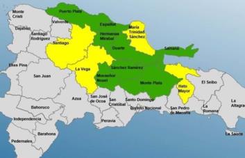 El COE mantiene cuatro provincias en alerta amarilla y ocho en verde