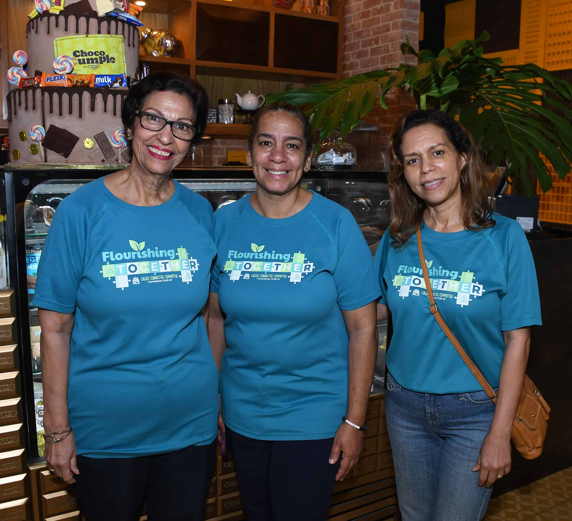 &nbsp;Angélica Kourie,Nefertaris Hidalgo y Carmen Torros.