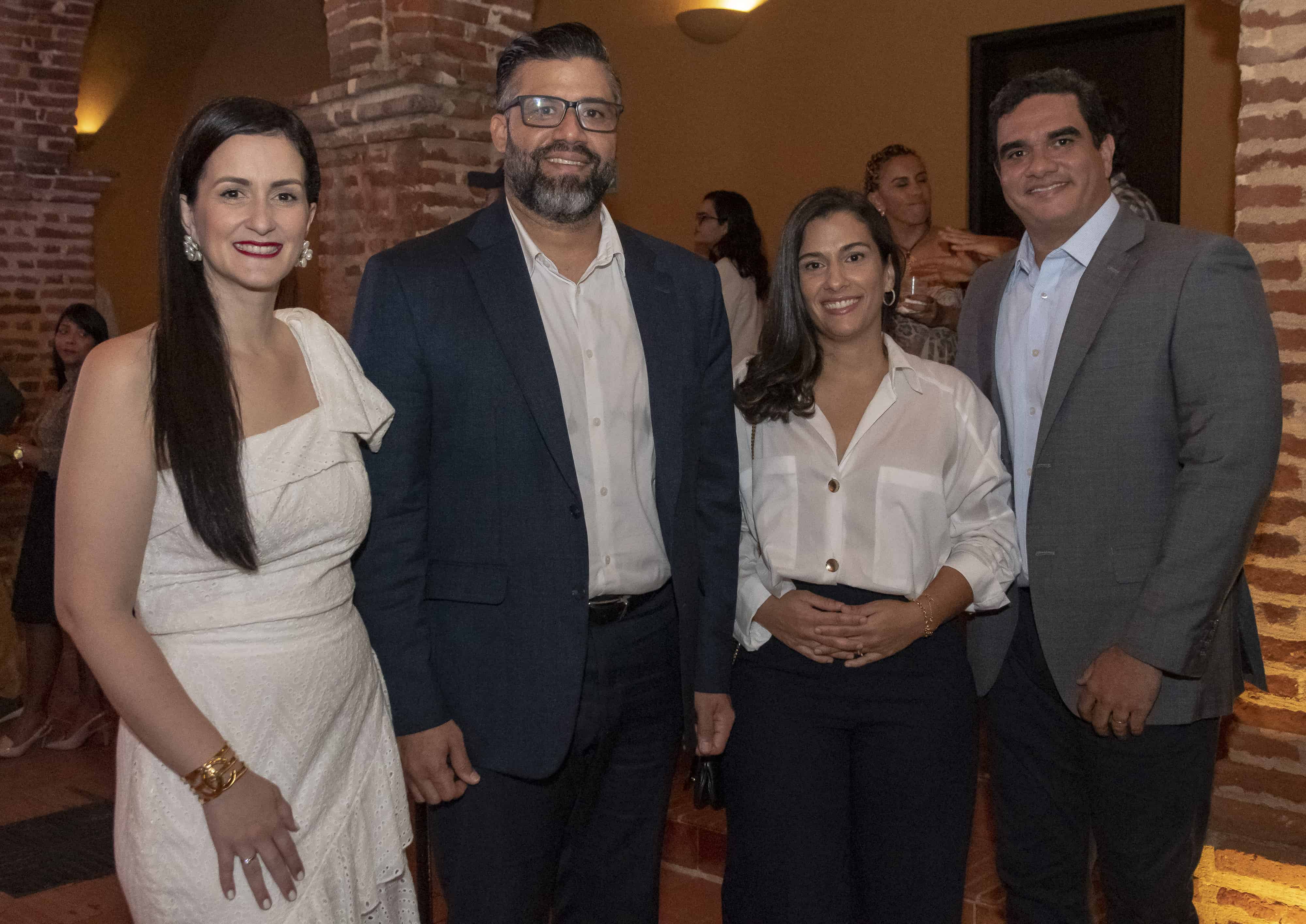 Cristina Baez, Isaias Cid, Paola Moreno y Óscar Marchena.