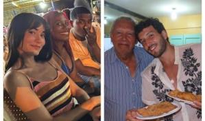 El baño de pueblo de Aitana y Sebastián Yatra durante su visita a República Dominicana