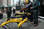 Nueva York presenta los nuevos robots que ayudarán en el patrullaje policial Nueva York presenta los nuevos robots que ayudarán en el patrullaje policial