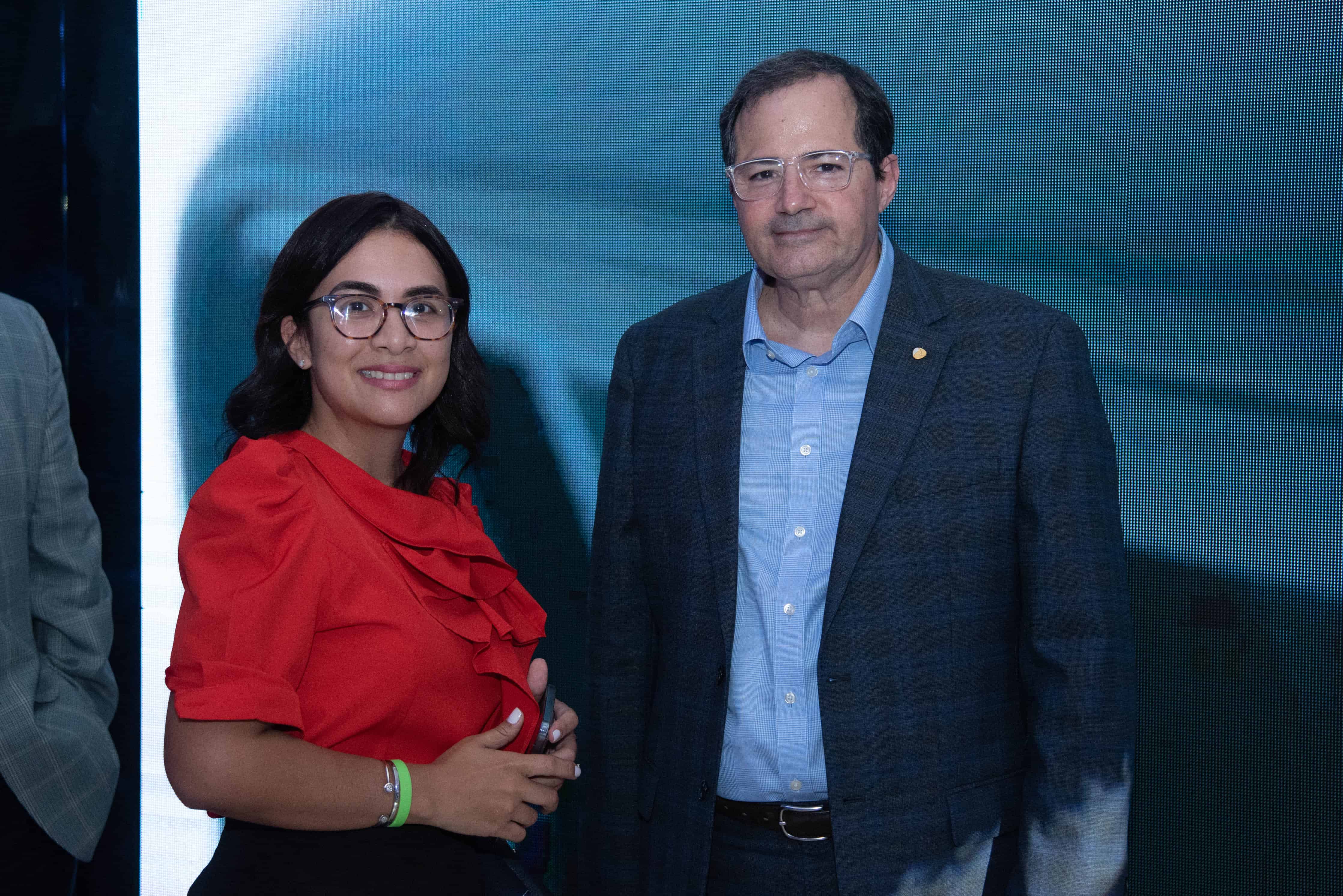 Marlene Taveras y Steven Puig. 