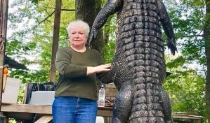 Caimán de 580 libras devoró un poni y su dueña no descansó hasta vengarse