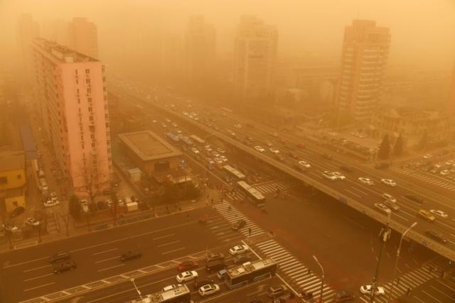 Tormentas de arena afectaron esta semana a 409 millones de personas en China